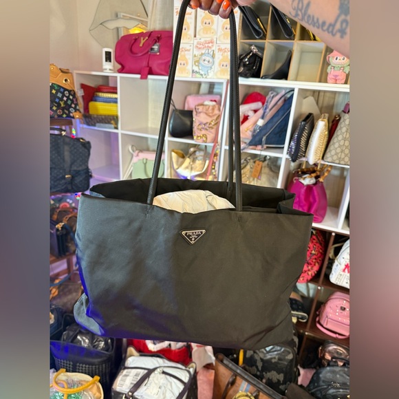 Prada Classic Black Tote Bag - Picture 1 of 11